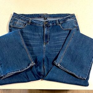 Jeans - Legendary Bootcut Jeans by Ashley Stewart. Loose Fit 18 Tall